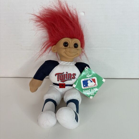 Russ Other - Vintage Minnesota Twins Good Luck Troll 12”, 1991 Russ, Soft Body With Tags